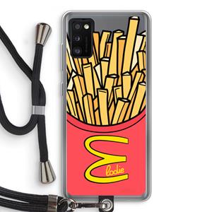 CaseCompany McElodie: Samsung Galaxy A41 Transparant Hoesje met koord