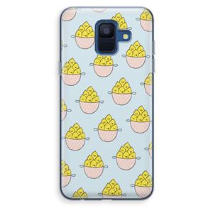 CaseCompany Citroenen: Samsung Galaxy A6 (2018) Transparant Hoesje