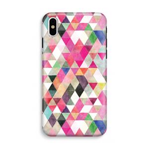CaseCompany Gekleurde driehoekjes: iPhone X Tough Case