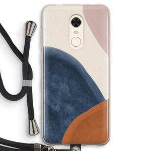 CaseCompany Geo #1: Xiaomi Redmi 5 Transparant Hoesje met koord