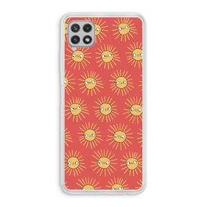 CaseCompany Zon: Samsung Galaxy A22 4G Transparant Hoesje