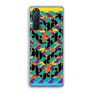 CaseCompany Skew Bee 1: Sony Xperia 5 II Transparant Hoesje