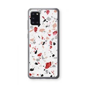 CaseCompany Terrazzo N°12: Samsung Galaxy A31 Transparant Hoesje