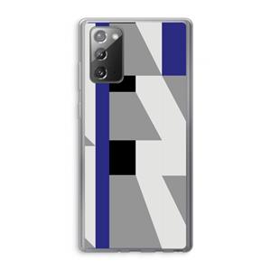 CaseCompany Gestalte 2: Samsung Galaxy Note 20 / Note 20 5G Transparant Hoesje