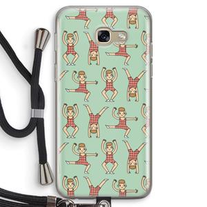CaseCompany Gymboys: Samsung Galaxy A5 (2017) Transparant Hoesje met koord
