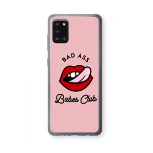 CaseCompany Badass Babes Club: Samsung Galaxy A31 Transparant Hoesje