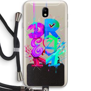 CaseCompany Dream: Samsung Galaxy J7 (2017) Transparant Hoesje met koord