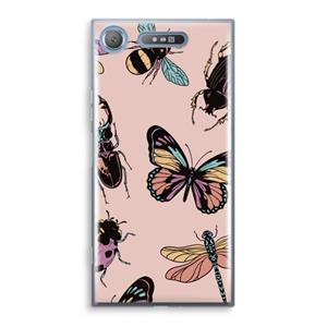 CaseCompany Tiny Bugs: Sony Xperia XZ1 Transparant Hoesje