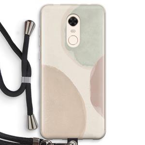 CaseCompany Geo #8: Xiaomi Redmi 5 Transparant Hoesje met koord