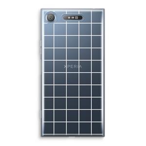 CaseCompany Rooster 2: Sony Xperia XZ1 Transparant Hoesje