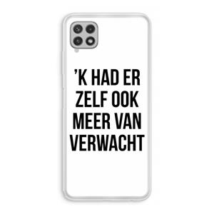 CaseCompany Meer verwacht: Samsung Galaxy A22 4G Transparant Hoesje