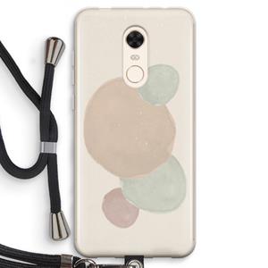 CaseCompany Geo #9: Xiaomi Redmi 5 Transparant Hoesje met koord