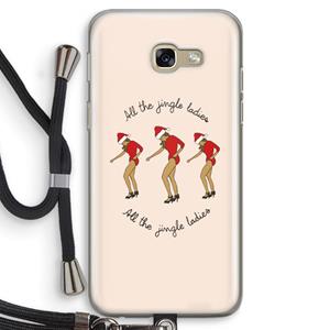 CaseCompany Jingle Ladies: Samsung Galaxy A5 (2017) Transparant Hoesje met koord