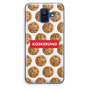 CaseCompany Koekerond: Samsung Galaxy A6 (2018) Transparant Hoesje