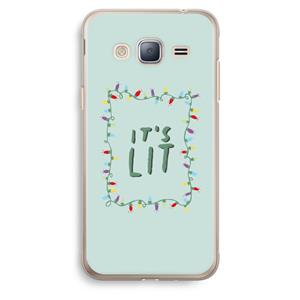 CaseCompany It's Lit: Samsung Galaxy J3 (2016) Transparant Hoesje