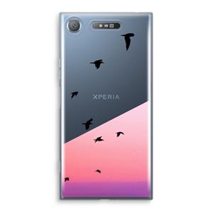 CaseCompany Fly away: Sony Xperia XZ1 Transparant Hoesje