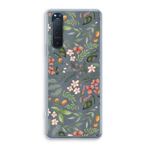 CaseCompany Sweet little flowers: Sony Xperia 5 II Transparant Hoesje