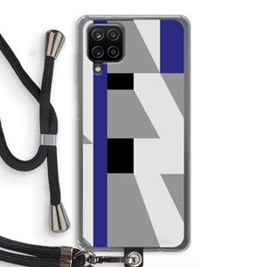 CaseCompany Gestalte 2: Samsung Galaxy A12 Transparant Hoesje met koord