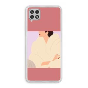 CaseCompany Cosy: Samsung Galaxy A22 4G Transparant Hoesje