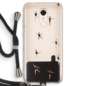 CaseCompany Dancing #1: Xiaomi Redmi 5 Transparant Hoesje met koord