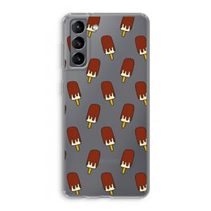 CaseCompany Yummy: Samsung Galaxy S21 Transparant Hoesje