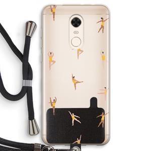 CaseCompany Dans #2: Xiaomi Redmi 5 Transparant Hoesje met koord