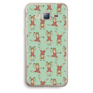 CaseCompany Gymboys: Samsung Galaxy J3 (2016) Transparant Hoesje