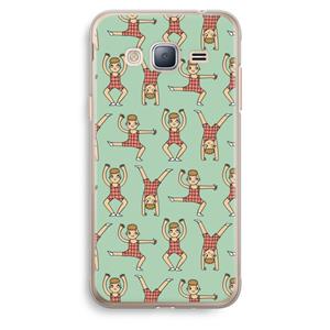 CaseCompany Gymboys: Samsung Galaxy J3 (2016) Transparant Hoesje