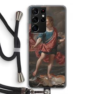 CaseCompany Soap Bubbles: Samsung Galaxy S21 Ultra Transparant Hoesje met koord