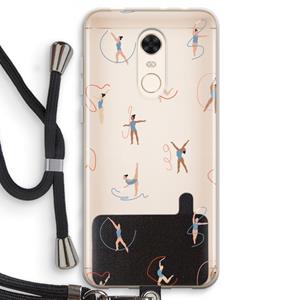 CaseCompany Dancing #3: Xiaomi Redmi 5 Transparant Hoesje met koord