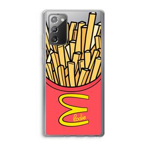 CaseCompany McElodie: Samsung Galaxy Note 20 / Note 20 5G Transparant Hoesje