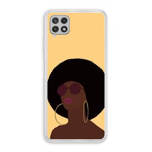 CaseCompany Golden hour: Samsung Galaxy A22 4G Transparant Hoesje