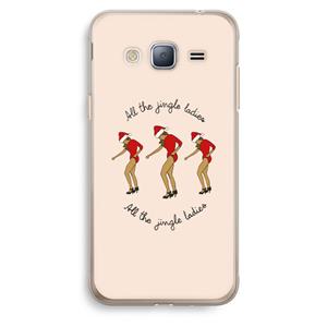 CaseCompany Jingle Ladies: Samsung Galaxy J3 (2016) Transparant Hoesje