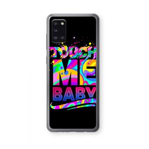CaseCompany Touch Me: Samsung Galaxy A31 Transparant Hoesje