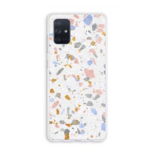 CaseCompany Terrazzo N°8: Galaxy A71 Transparant Hoesje