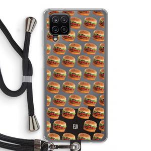 CaseCompany Giants: Samsung Galaxy A12 Transparant Hoesje met koord
