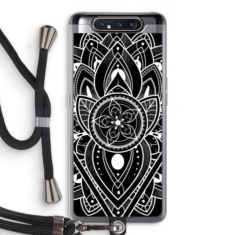 CaseCompany It's Complicated: Samsung Galaxy A80 Transparant Hoesje met koord