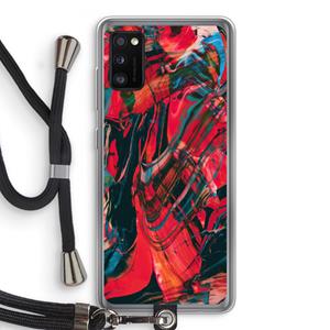 CaseCompany Endless Descent: Samsung Galaxy A41 Transparant Hoesje met koord