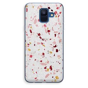 CaseCompany Terrazzo N°9: Samsung Galaxy A6 (2018) Transparant Hoesje