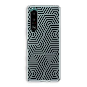 CaseCompany Magic pattern: Sony Xperia 5 III Transparant Hoesje