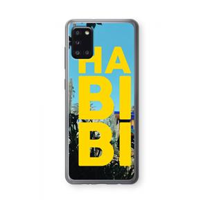 CaseCompany Habibi Majorelle : Samsung Galaxy A31 Transparant Hoesje