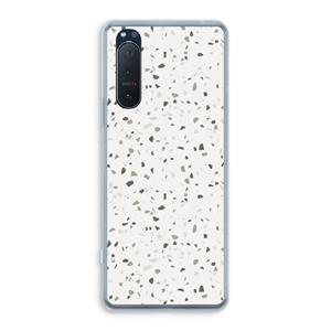 CaseCompany Terrazzo N°14: Sony Xperia 5 II Transparant Hoesje