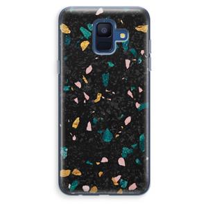 CaseCompany Terrazzo N°10: Samsung Galaxy A6 (2018) Transparant Hoesje