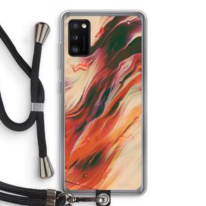 CaseCompany Forgotten Lands: Samsung Galaxy A41 Transparant Hoesje met koord