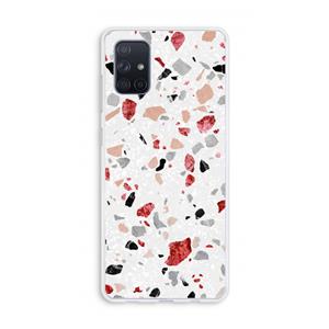 CaseCompany Terrazzo N°12: Galaxy A71 Transparant Hoesje