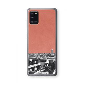 CaseCompany Marrakech Skyline : Samsung Galaxy A31 Transparant Hoesje