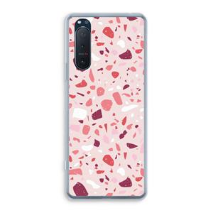 CaseCompany Terrazzo N°15: Sony Xperia 5 II Transparant Hoesje