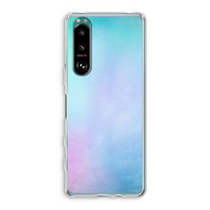 CaseCompany mist pastel: Sony Xperia 5 III Transparant Hoesje
