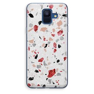 CaseCompany Terrazzo N°12: Samsung Galaxy A6 (2018) Transparant Hoesje