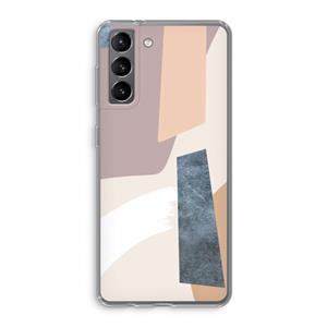 CaseCompany Luca: Samsung Galaxy S21 Transparant Hoesje